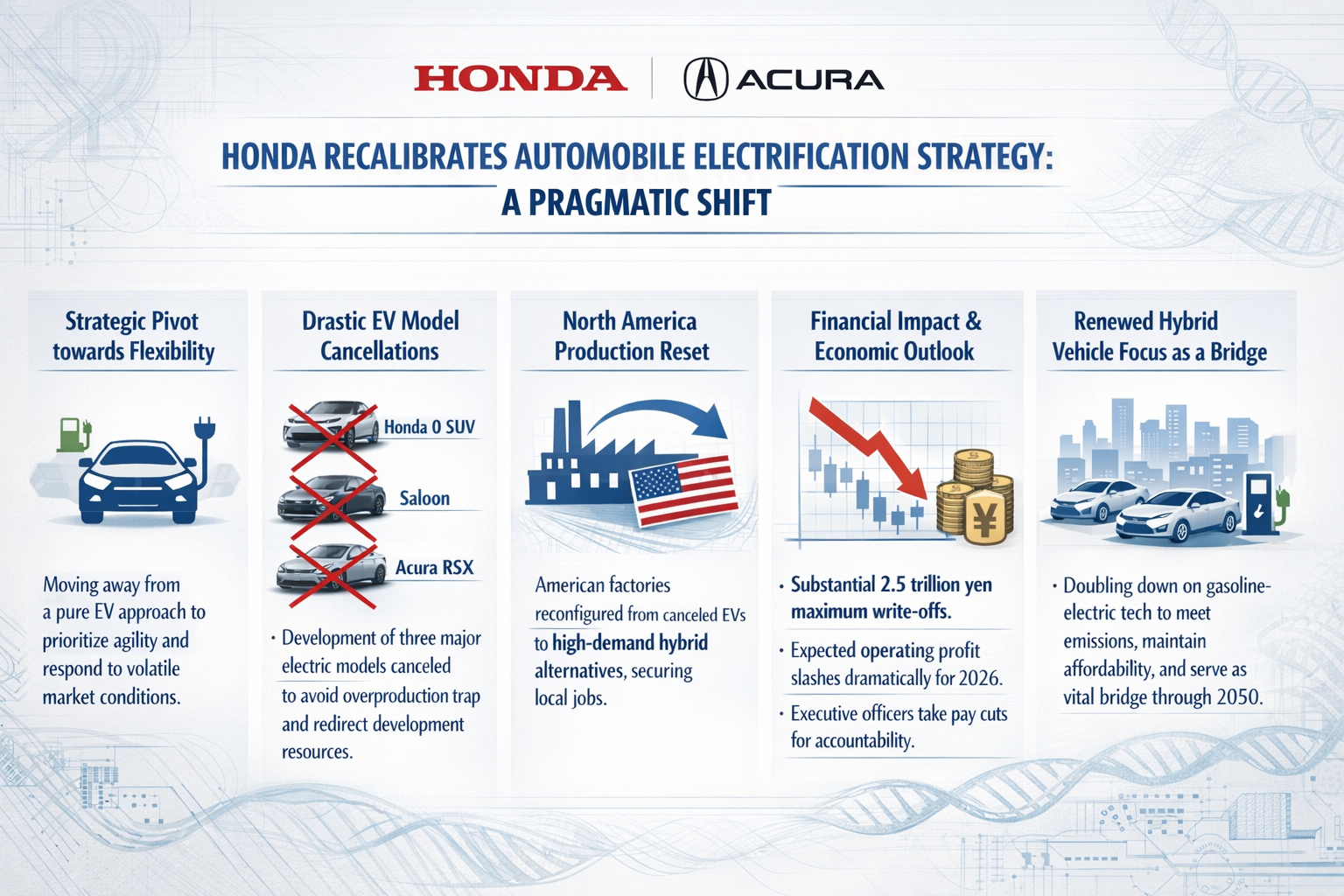 An infographic detailing Honda's 
