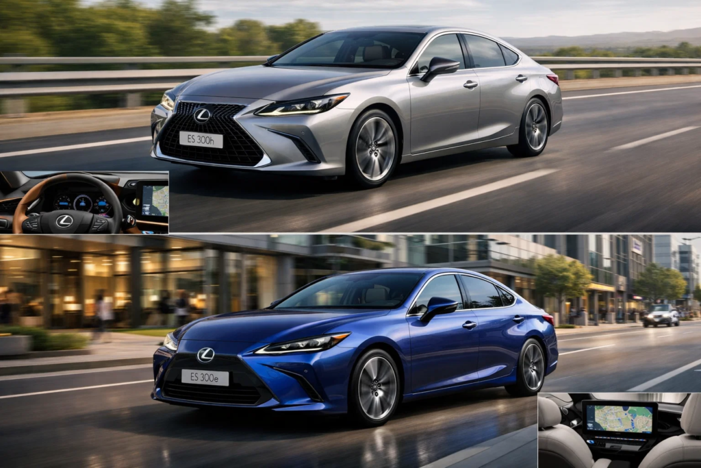 2026 Lexus ES hybrid and EV showcasing comfort features and real-world driving performance